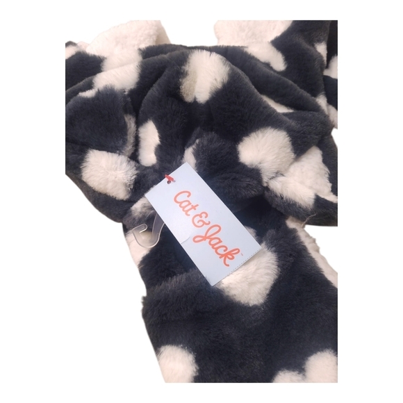 Heart Snood Scarves - Cat & Jack Black/White - Picture 5 of 9